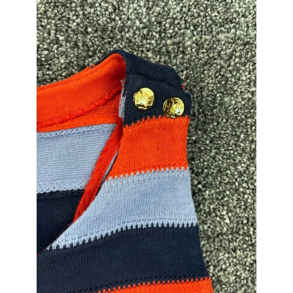 TORY BURCH Dress sz S‎ Ariana Fringed Striped cocktail party casual tank